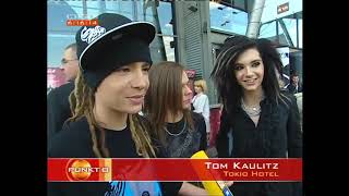 tokio hotel tom – RTL punkt6 2007 [upl. by Anolahs]