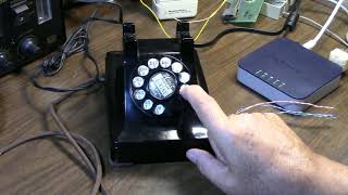 Pulse dial to DTMF converter for rotary dial telephones demo [upl. by Htebazileharas]