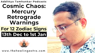 Retrograde Mercury Warnings For all Zodiac Signs  13 Dec 2023 to 1st Jan 2024 mercuryretrograde [upl. by Acinat]