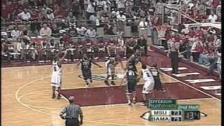 2004 Mississippi State  Alabama basketball [upl. by Adebayo308]