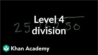 Level 4 division  Multiplication and division  Arithmetic  Khan Academy [upl. by Aeneg]