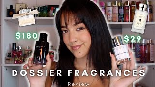 Reviewing Dossier Scents Dior Sauvage Jo Malone Wood Sage amp Sea Salt Chloe by Chloe [upl. by Vod352]