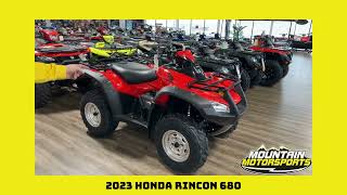 2023 HONDA RINCON 680 WALKAROUND [upl. by Nednarb276]