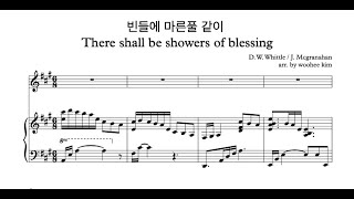 There shall be showers of blessing Piano sheet music [upl. by Irolam946]