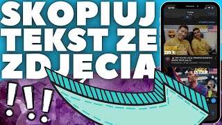 Jak skopiować tekst ze zdjęcia 📱 Poradnik Apple 😀 [upl. by Nivlad]