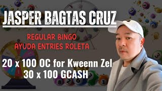 BINGO FOR GCASH amp FC TO KWEENN ZEL  AYUDA ENTRIES ROLETA [upl. by Otiragram]