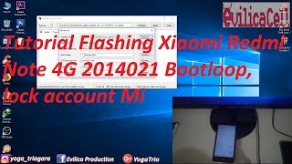 Tutorial Flash Redmi Note 4G 2014021 [upl. by Ynoyrb]