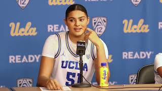 UCLA Womens Basketball Post Game  Head Coach Cori Close Lauren Betts amp Londynn Jones 110623 [upl. by Vorster]