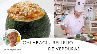 CALABACINES RELLENOS 🥒​ Receta vegetariana muy FÁCIL de Karlos Arguiñano 👨🏻‍🍳​ Cocina Abierta [upl. by Sarita]