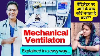 basic of mechanical ventilation ventilátor medicine icu criticalcare neetpg fmge [upl. by Notanhoj]