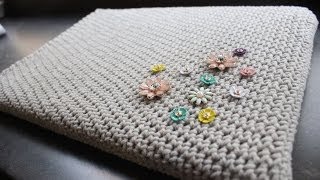 Basic Crocheted Laptop Sleeve [upl. by Range]