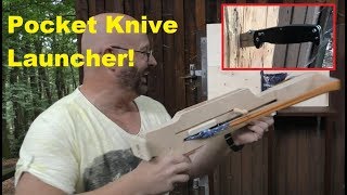 Bolt Action Ballistic Knife Launcher  Unbelievable Review Machine [upl. by Aeel]