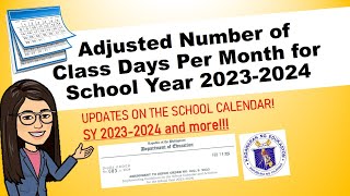 DepEd School Calendar 2024 Adjusted ӏ DepEd Order No 003 s 2024 tekingtitser [upl. by Sumaes]