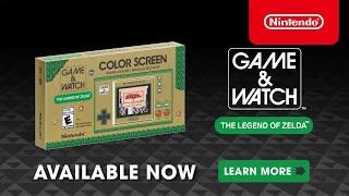 Game amp Watch The Legend of Zelda  Launch Trailer [upl. by Atilrac]