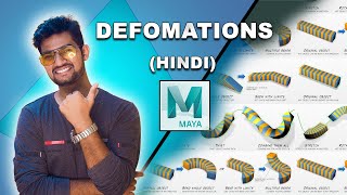 How to deform objects in maya 2020 HINDI  Tutomator  Praveer Das [upl. by Shelly857]