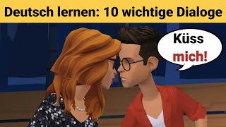 Deutsch lernen  10 wichtige Dialoge [upl. by Kort]