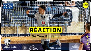 Réaction de Tom Balesme après le match contre Sélestat [upl. by Acinelav280]