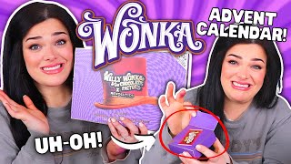 A MESSY 60 WILLY WONKA Makeup Advent  Makeup Revolution Advent Calendar Unboxing [upl. by Aiken408]