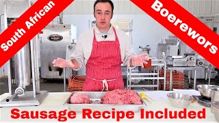 How to Make Boerewors Sausage South African Boerewors Sausage [upl. by Anastasia]