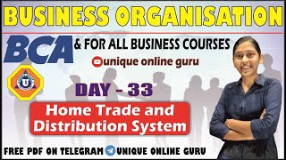 Business Organisation and Management for bca bba bcom in hindi  Day  33  uniqueonlineguru [upl. by Salene537]