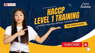 Free HACCP Level 1 Training Course Your Path to Excellence [upl. by Merell]