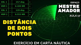 MESTRE AMADOR Determinando a posição com duas distâncias O exercício Aula 17 [upl. by Hettie]