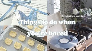 20 FUN THINGS TO DO WHEN YOU’RE BORED [upl. by Sadinoel]