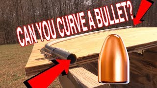 CAN YOU CURVE A BULLET PART 2 TRICK SHOT [upl. by Aifas]