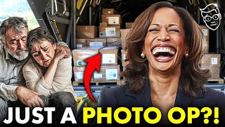 SCANDAL Kamala Orders Military to STAGE Hurricane Victims Supplies FAKE Photo Op  NEVER Sent Plane [upl. by Christenson255]