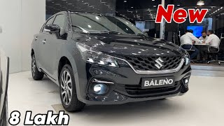 New BALENO 2024 Black Colour Updated  Maruti Suzuki BALENO Alpha Top Model 2024 Review [upl. by Dnomed]