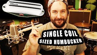 DiMarzio Pro Track  The Best Single Coil Sized Humbucker DP188 Stratocaster Pickup Demo and Review [upl. by Ssalguod639]