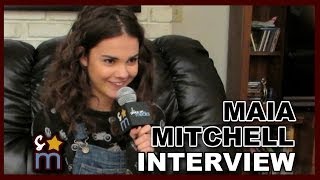 Maia Mitchell Talks Brallie Kiss amp Whats Next on quotThe Fostersquot Season 1B [upl. by Nytsyrk]