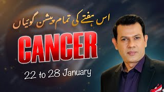 CANCER Weekly HOROSCOPE 22 January to 28 January2024 [upl. by Trevlac]