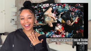 Charli xcx  Guess featuring Billie Eilish 🥵  UK REACTION 🇬🇧 [upl. by Trout637]