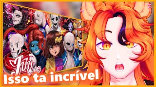 Juu Rafaela  Especial Undertale Rota Genocida GENOCIDA  REACT VTUBER [upl. by Macpherson]