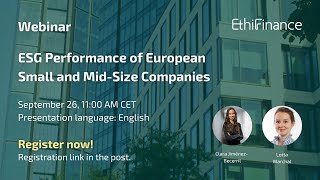 EthiFinance Small amp Midcap ESG Ratings Analysis – English Edition [upl. by Ahsinnod]