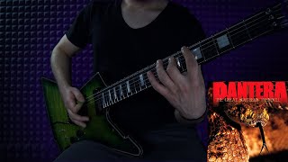 PANTERA  Floods Solo and Outro cover by Alekse Kulnev  TAB [upl. by Aicirtan]