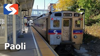 SEPTA PaoliThorndale Line Railfanning at Paoli [upl. by Irahk711]