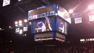 KU Basketball Pregame Video and Player Intro [upl. by Eillek]