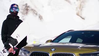 BMW X2 Snowboarding Stunt 2018 [upl. by Reeher]