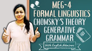 Formal Linguistics Introduction Generative Grammar and transformational Generative Grammar order [upl. by Aseral]