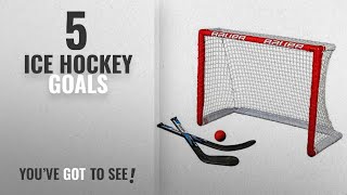 Top 10 Ice Hockey Goals 2018 Bauer Knee Hockey Goal Set 305 x 23Inch Red [upl. by Osmo]