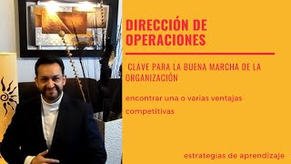 Dirección de operaciones [upl. by Kara46]