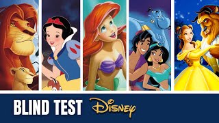 BLIND TEST  MUSIQUES DE DISNEY 40 EXTRAITS [upl. by Odlonyer]