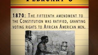 February 3 1870 The 15th amendment ratified [upl. by Laszlo]