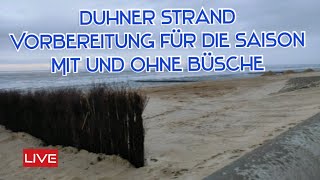 Duhnen Strand Mit Und Ohne Büsche Cuxhaven Duhnen live Webcam Nordsee [upl. by Htelimay]