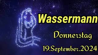 horoskop Wassermann heute Donnerstag 19 September 2024 [upl. by Animsay688]