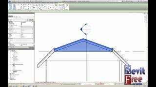 Mansard roof in Revit architecture [upl. by Dalury]