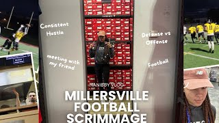 Nanibby Vlog Millersville Football Scrimmage [upl. by Abeu]