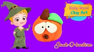 JackOLantern  Clay Toys Making For Kids  Polymer Clay Baby Hazel [upl. by Soble576]